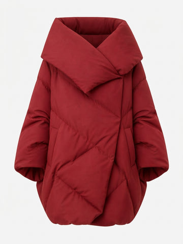 Vibrant Oversized Puffer Coat