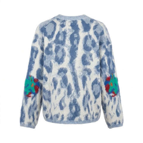 Wild Heart Leopard Knit Pullover