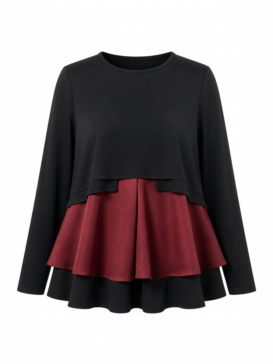 Audacious Ruffled Layered T-shirt