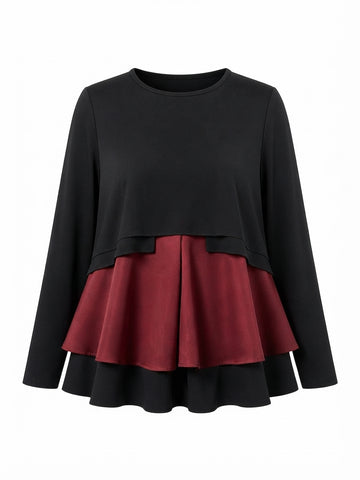 Audacious Ruffled Layered T-shirt