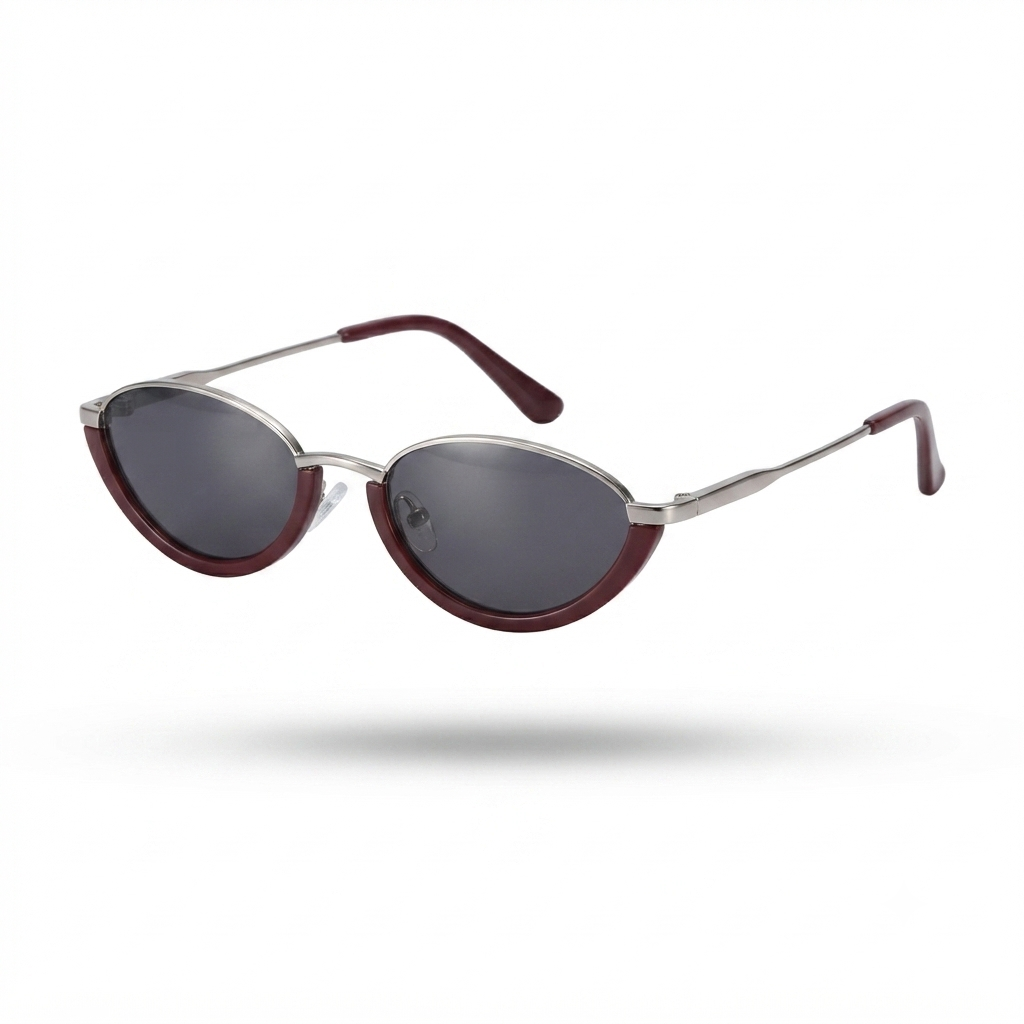 Confident Metal Cat Eye Sunglasses