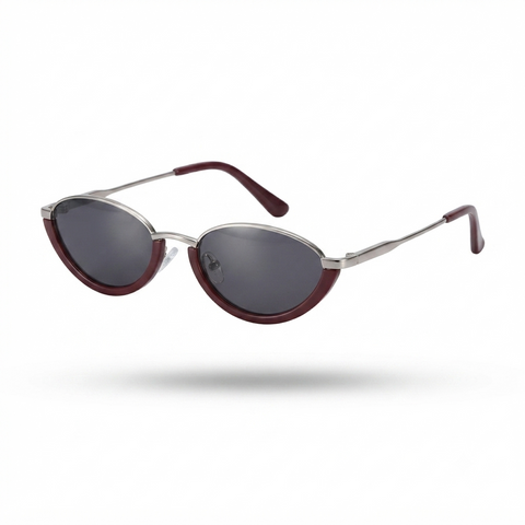 Confident Metal Cat Eye Sunglasses