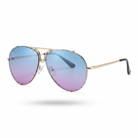 Radiant Oversized Gradient Sunglasses