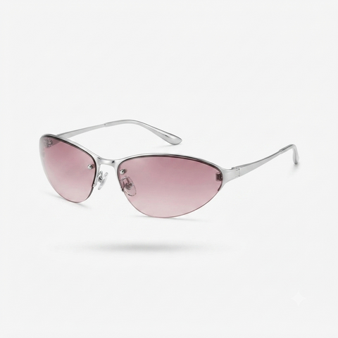 Daring Metal Cat Eye Sunglasses