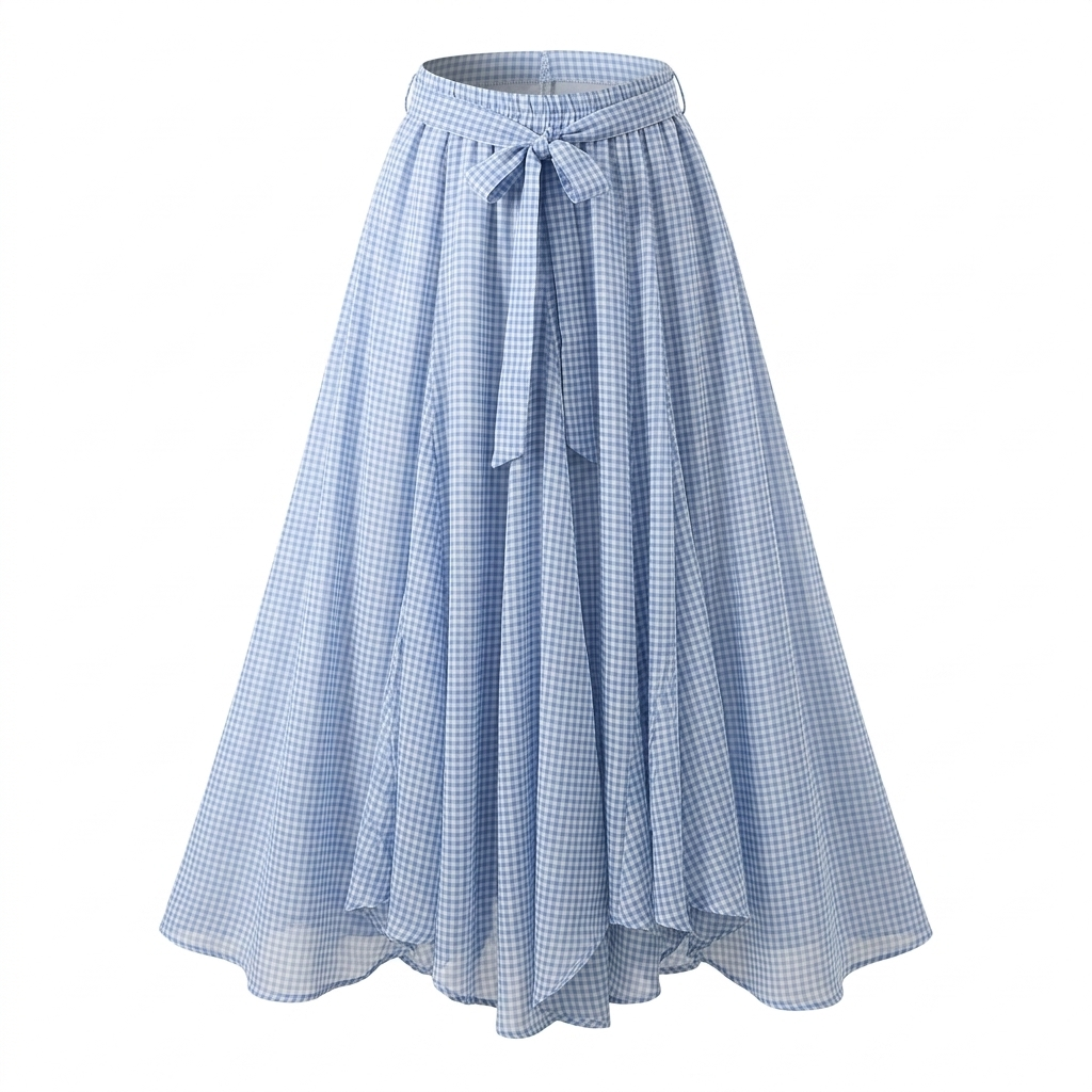 Wanderlust Plaid A-Line Skirt