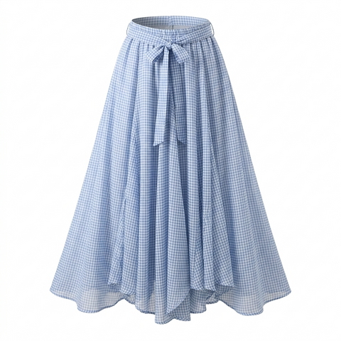 Wanderlust Plaid A-Line Skirt