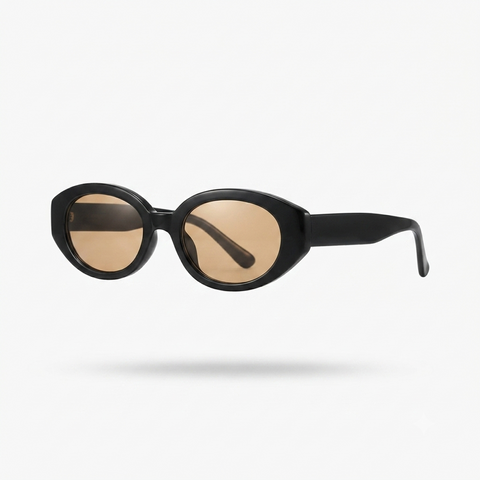 Confident Vintage Oval Sunglasses