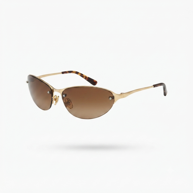 Daring Metal Cat Eye Sunglasses