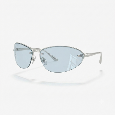 Daring Metal Cat Eye Sunglasses
