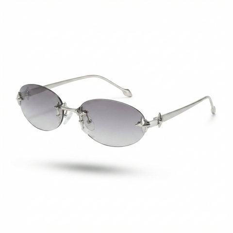 Daring Metal Cat Eye Sunglasses
