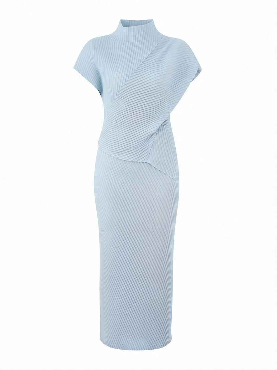 Boundless Irregular Pleated Two-Piece Set