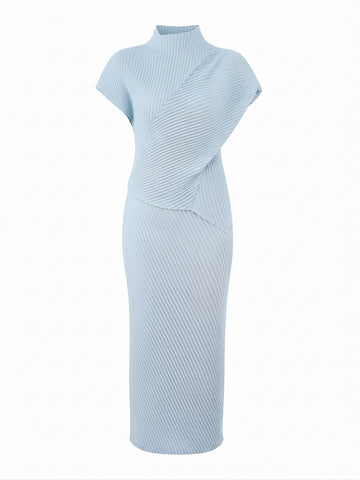 Boundless Irregular Pleated Two-Piece Set