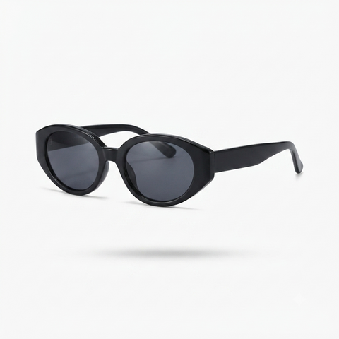 Confident Vintage Oval Sunglasses