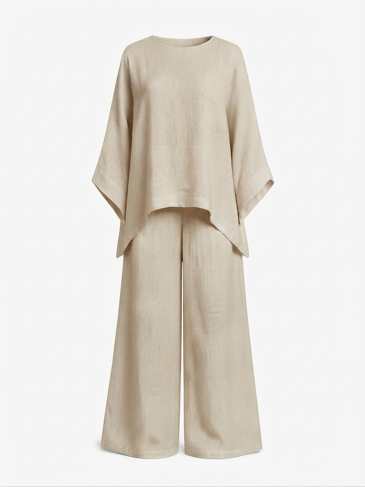 Grounded Loose Wide Leg Set