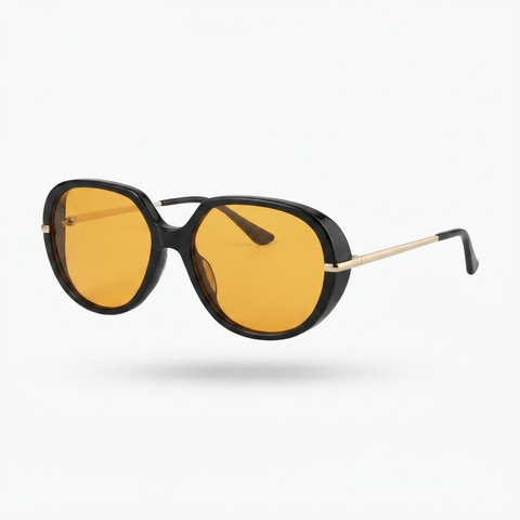 Adventurous Oversized Round Sunglasses