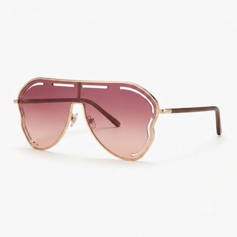 Daring Alloy Oversized Sunglasses