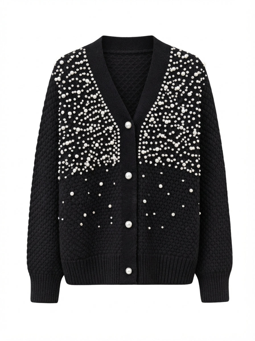 Divine Pearl Knit Cardigan