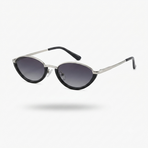 Confident Metal Cat Eye Sunglasses