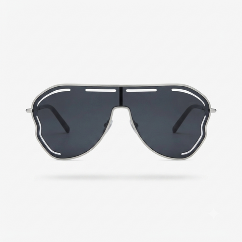 Daring Alloy Oversized Sunglasses