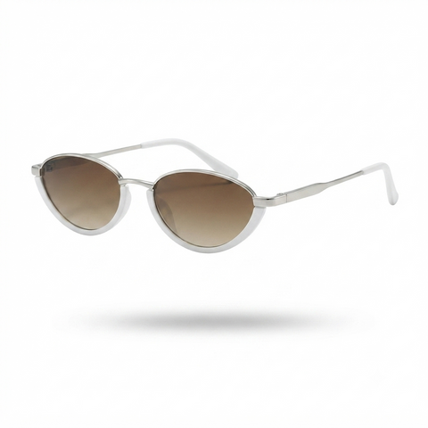 Confident Metal Cat Eye Sunglasses