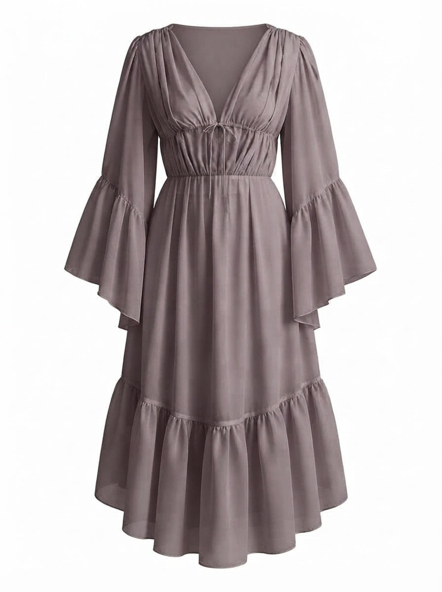 Free Spirit Ruffled Maxi Dress