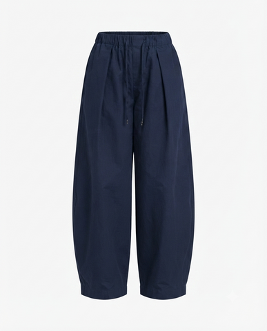 Grounded Cotton Wide Leg Pants