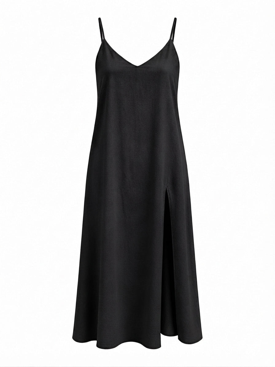 Liberated Flowing Slit Maxi Dress