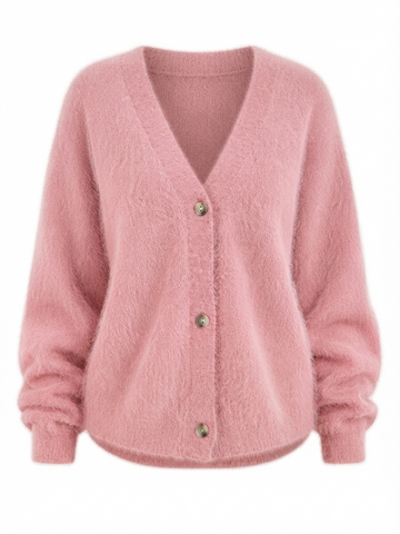 Grounded Knitted Oversized Cardigan