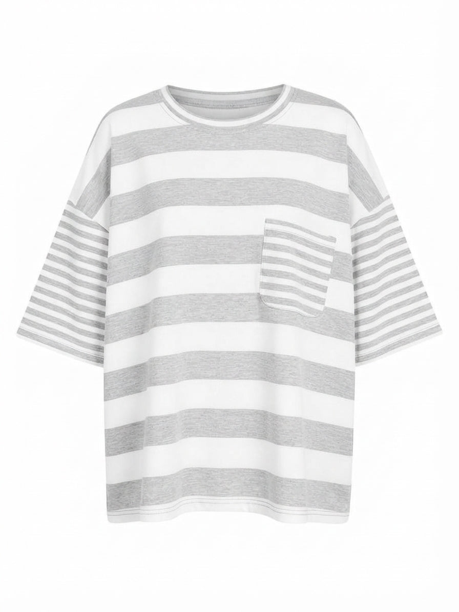 Free Spirit Striped Loose T-shirt