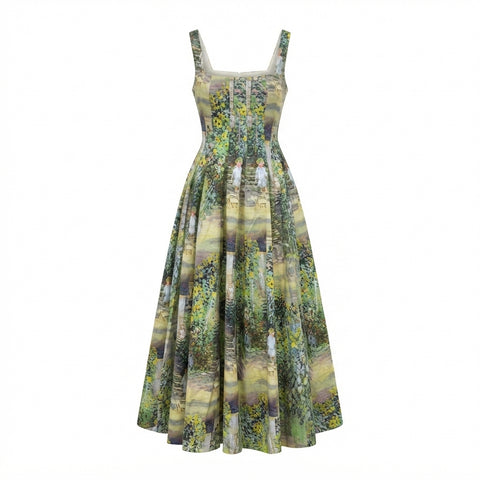 Wanderlust Floral Print Midi Dress