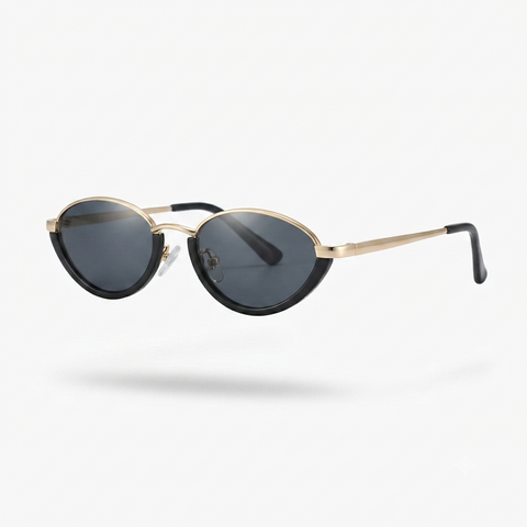 Confident Metal Cat Eye Sunglasses