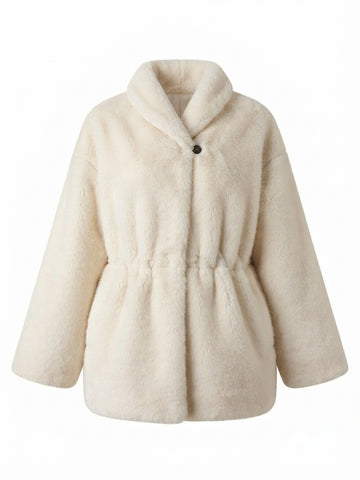 Elegant Oversized Fluffy Jacket