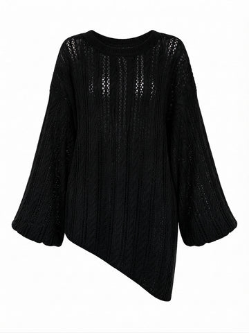 Unique Oversized Knit Pullover