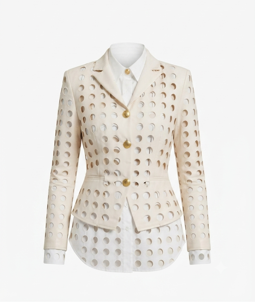 Audacious Hollow Out Blazer