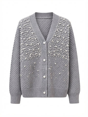Divine Pearl Knit Cardigan