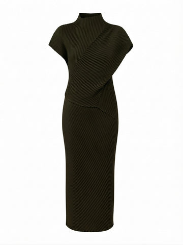 Boundless Irregular Pleated Two-Piece Set