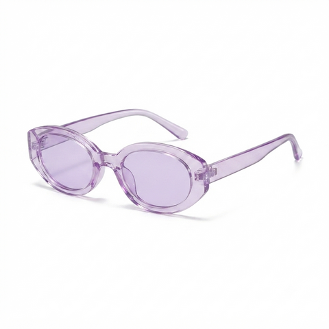 Confident Vintage Oval Sunglasses