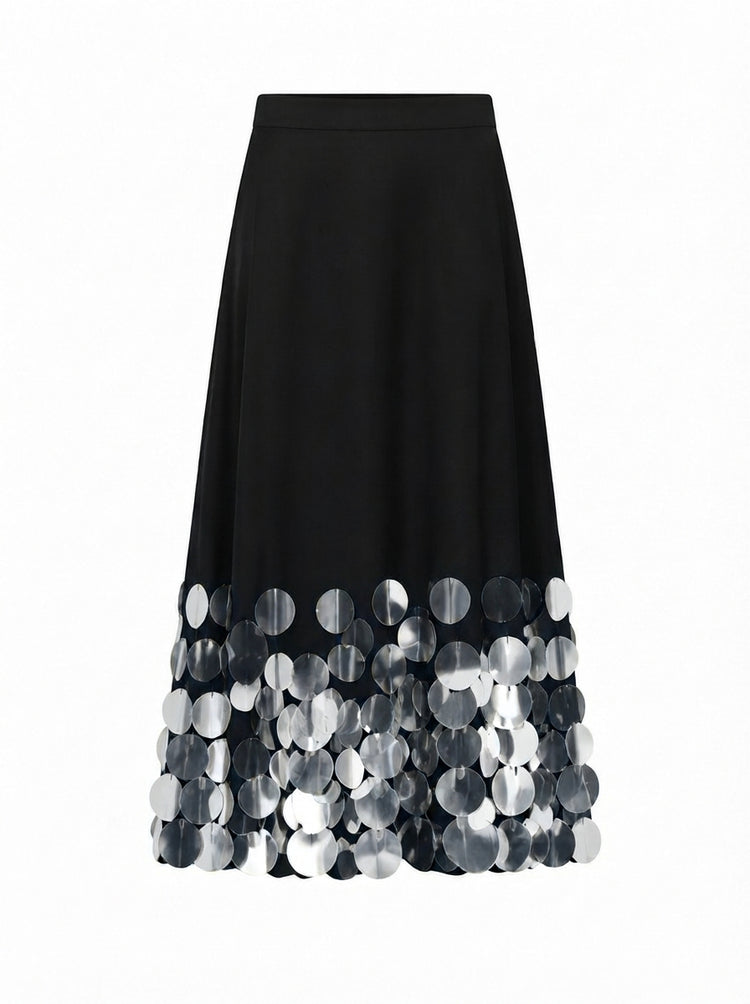 Divine Sequin Embroidered Two-Piece Set