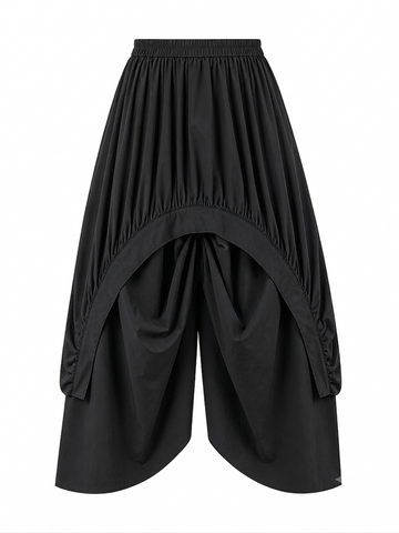 Untamed Draped Midi Skirt