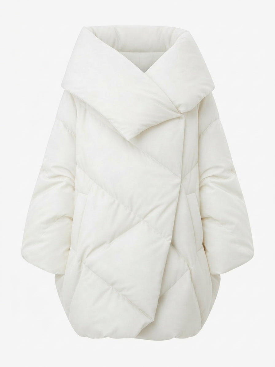 Vibrant Oversized Puffer Coat
