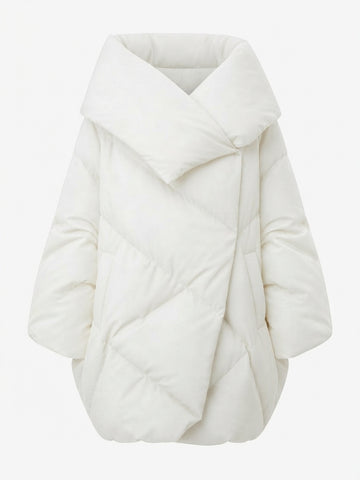 Vibrant Oversized Puffer Coat