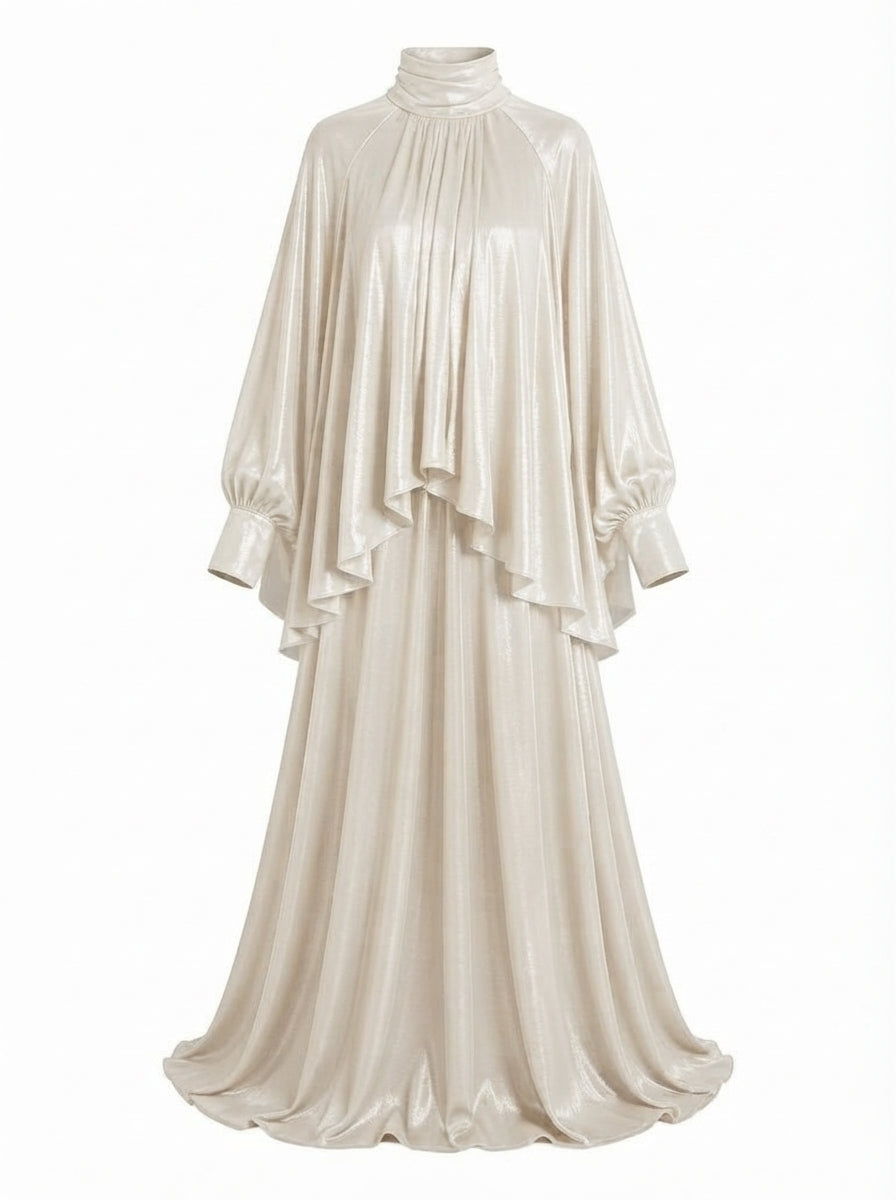 Radiant Shimmer Two-Piece Maxi Set