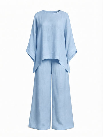 Grounded Loose Wide Leg Set