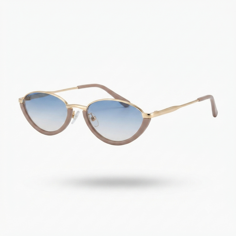 Confident Metal Cat Eye Sunglasses