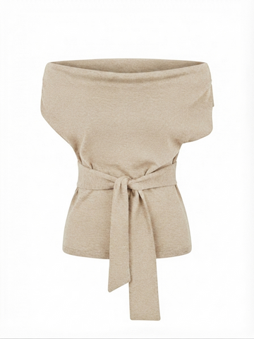 Grounded Dark Gray Bandage Top