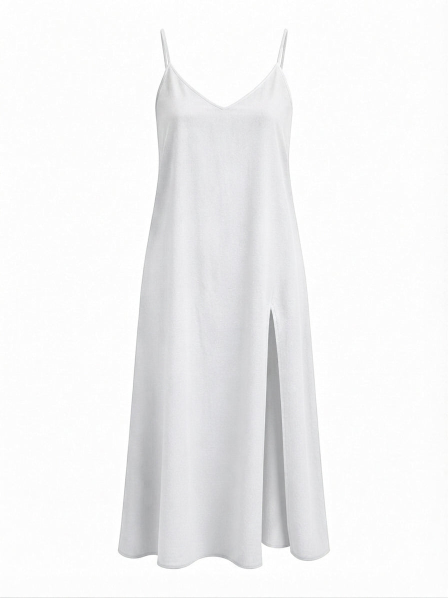 Liberated Flowing Slit Maxi Dress