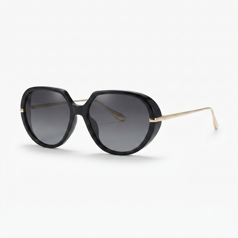 Adventurous Oversized Round Sunglasses