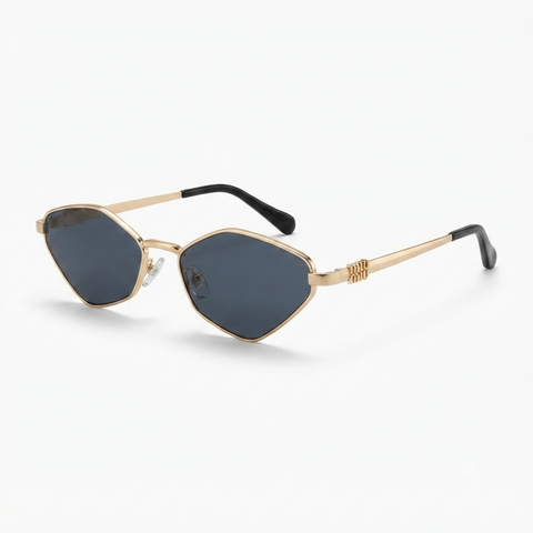 Daring Gold Cat Eye Sunglasses