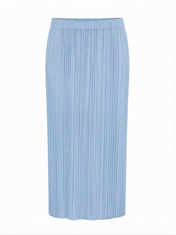 Worthy Pleated Contrast Knit T-shirt