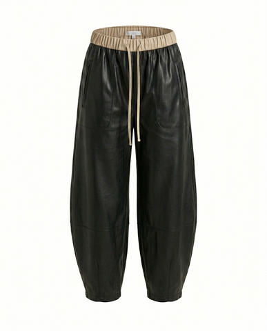 Bold Drawstring Wide Leg Pants